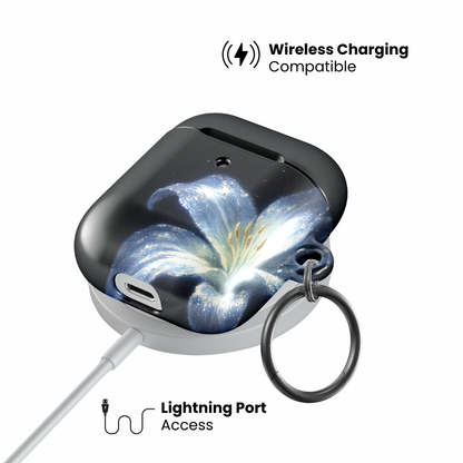 Blue Lilly AirPod Case