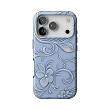 Sky Tooled Leather iPhone Case