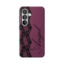 Dark Plum Lace Angel Samsung Case