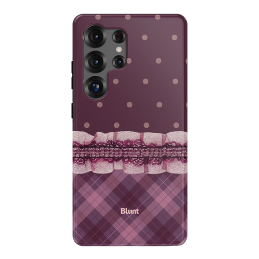 Lilac-Lattice-samsung-case-S25 Ultra-1
