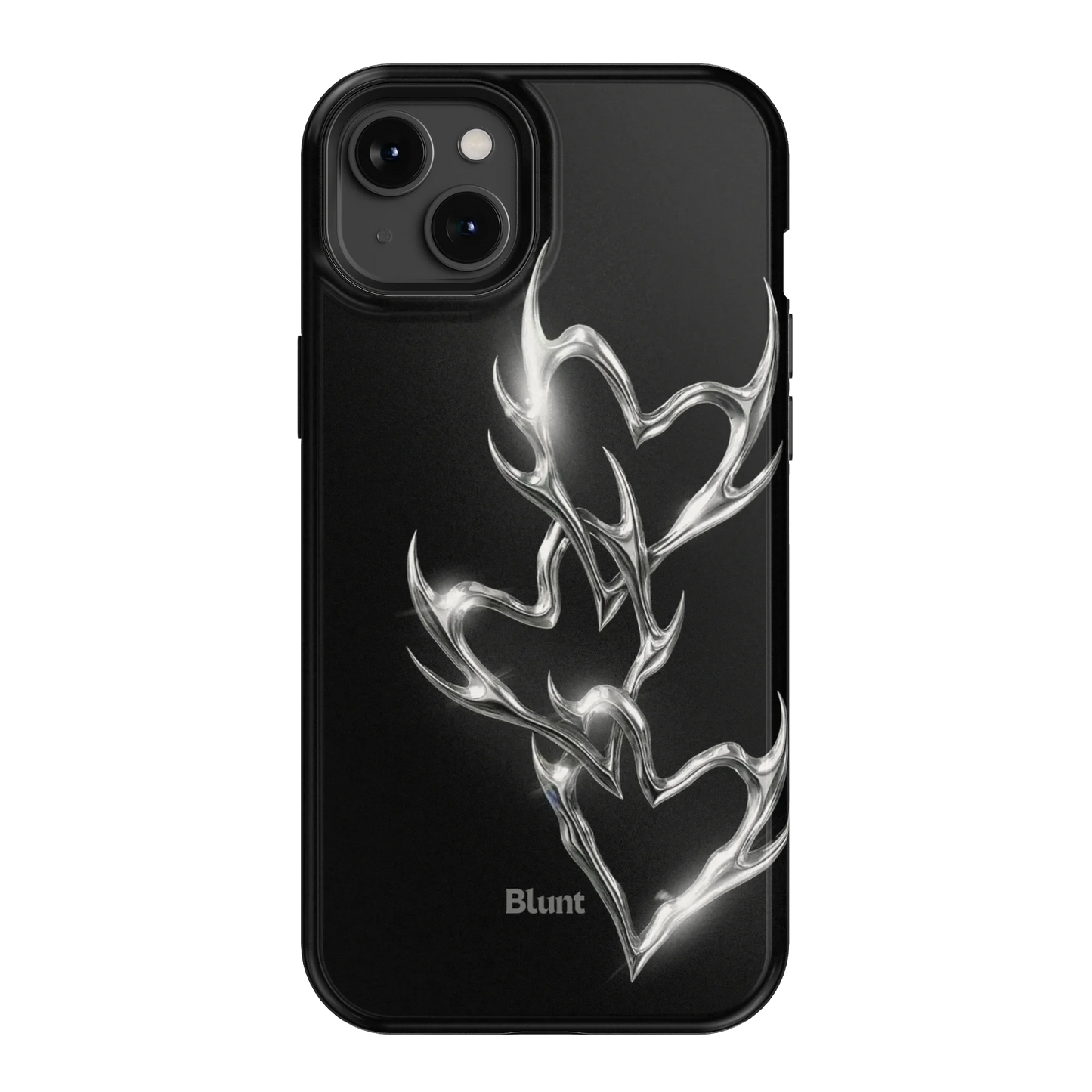 Chrome Flame iPhone Case