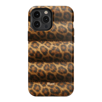 Cheetah Puffer iPhone Case