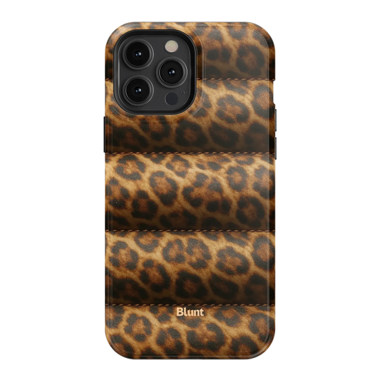 Cheetah Puffer iPhone Case