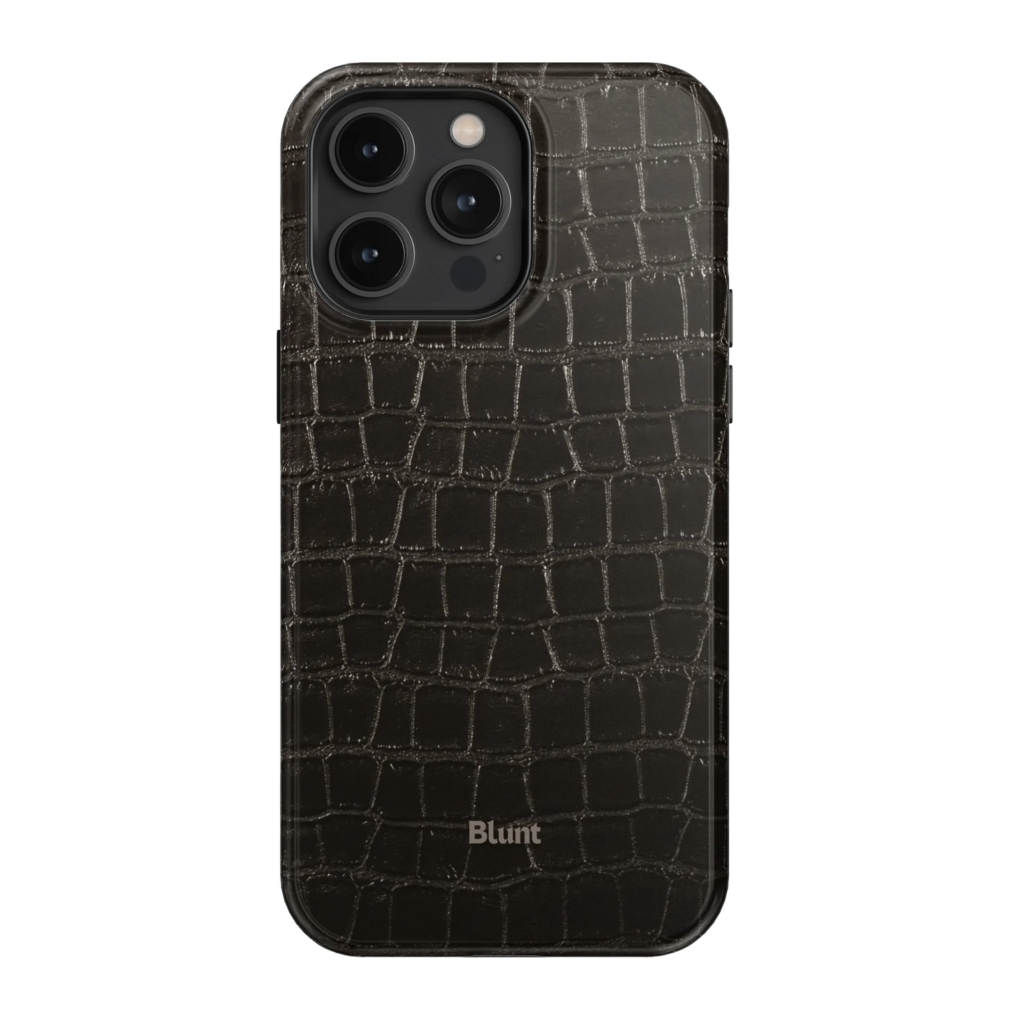Onyx Croc iPhone Case
