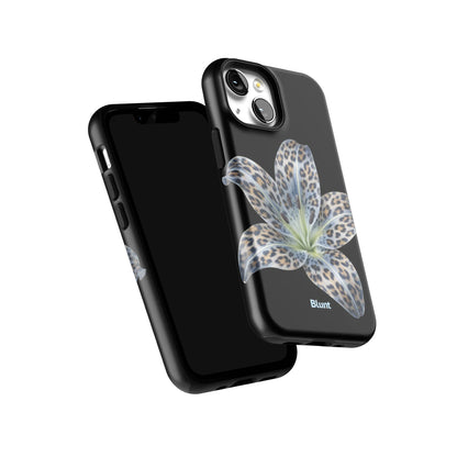 Blue-Leopard-Bloom-iphone-case-iPhone 13 Mini-5