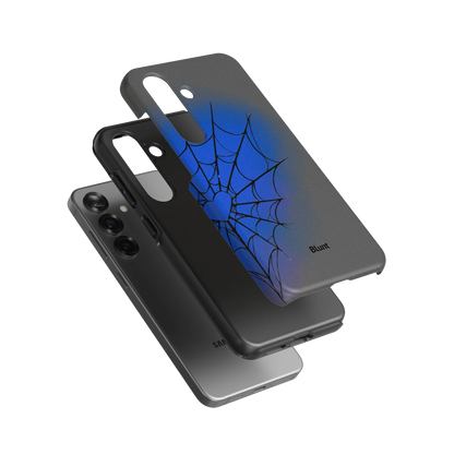 Grey Blue Web Samsung Case