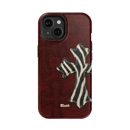 Zebrascale Cross iPhone Case