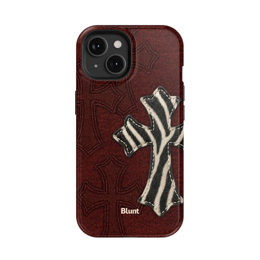 Zebrascale Cross iPhone Case