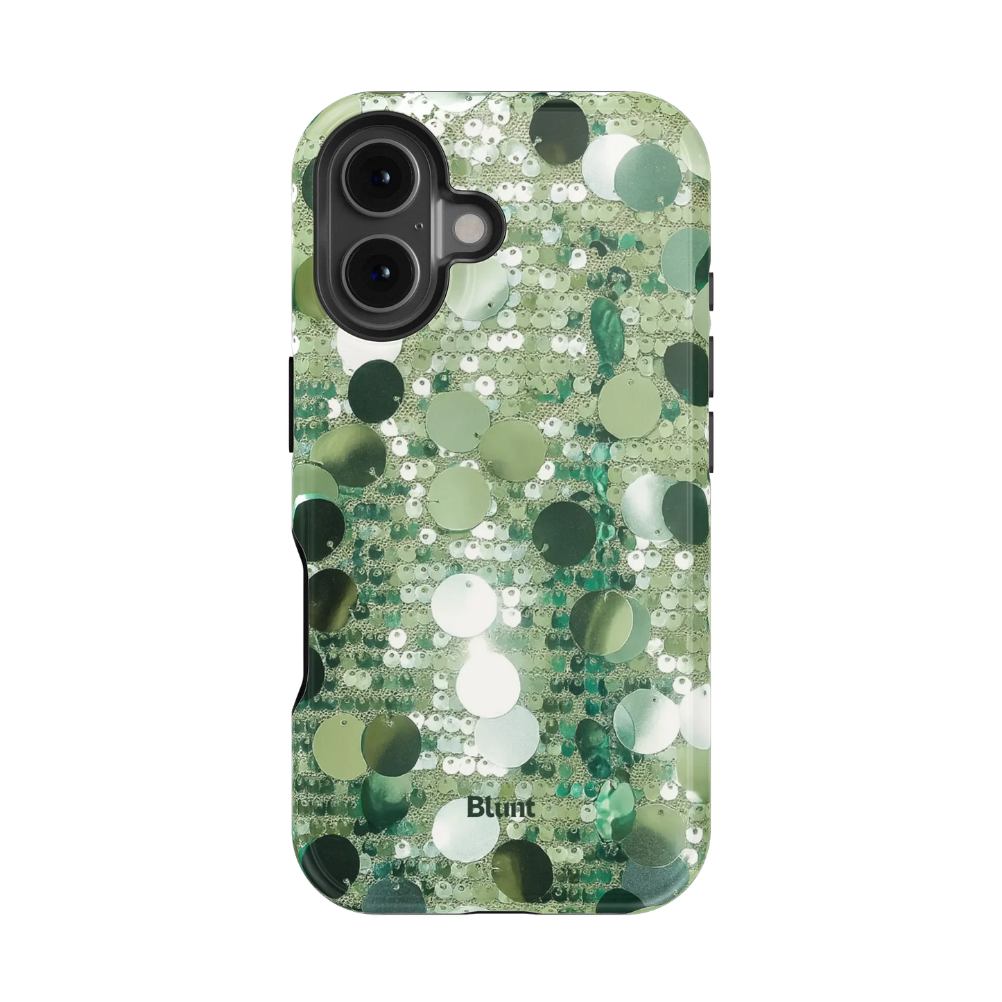 Sage Glitz iPhone Case