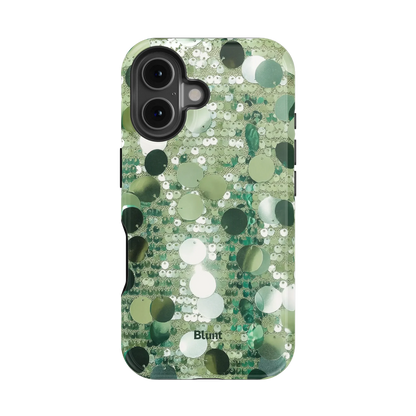 Sage Glitz iPhone Case