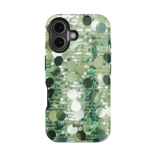 Sage Glitz iPhone Case