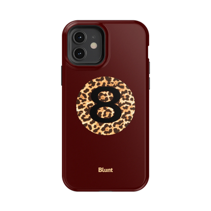 Burgundy Magic 8 iPhone Case