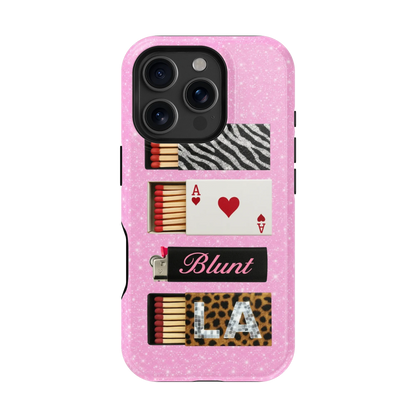 Baby Pink Match iPhone Case