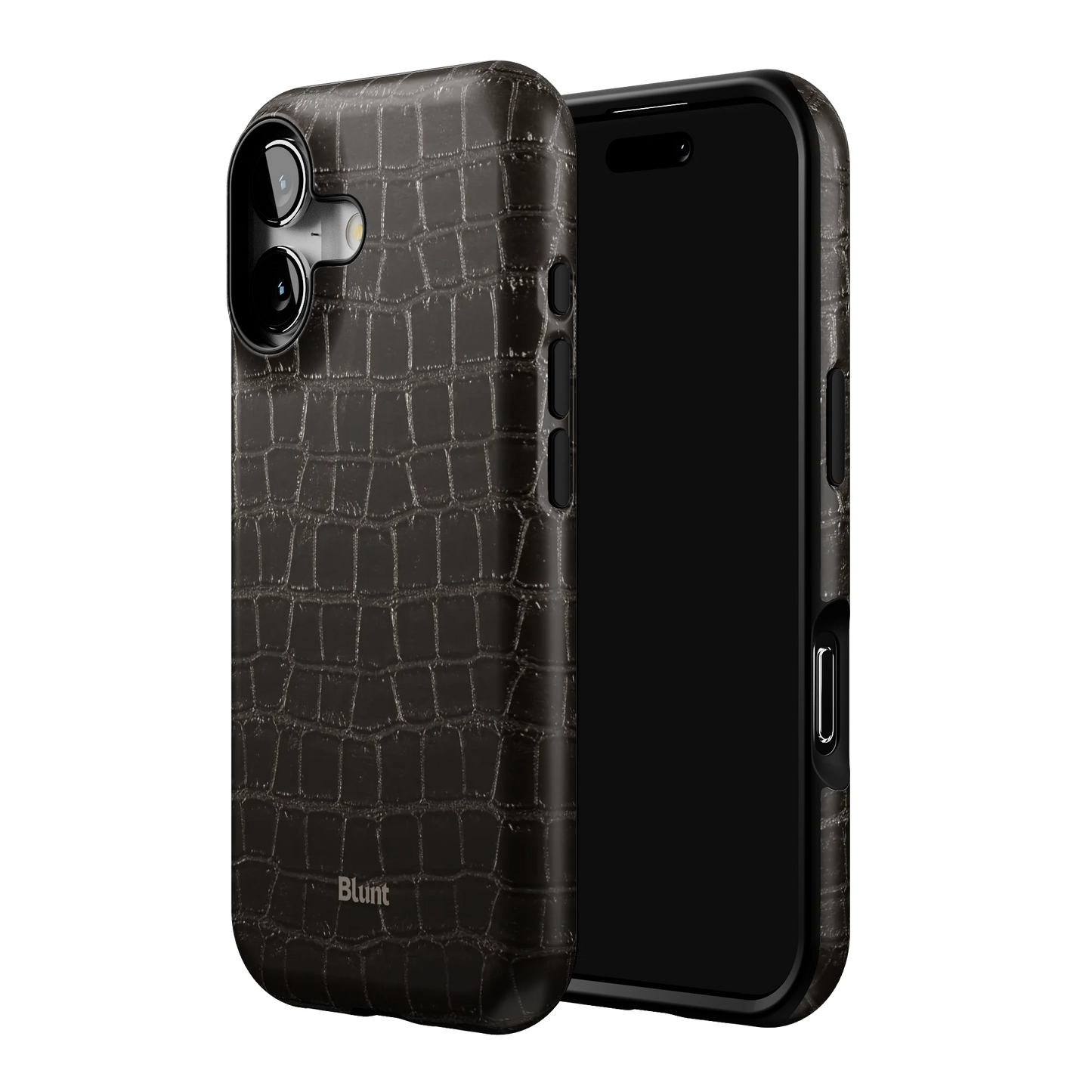 Onyx Croc iPhone Case