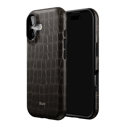 Onyx Croc iPhone Case