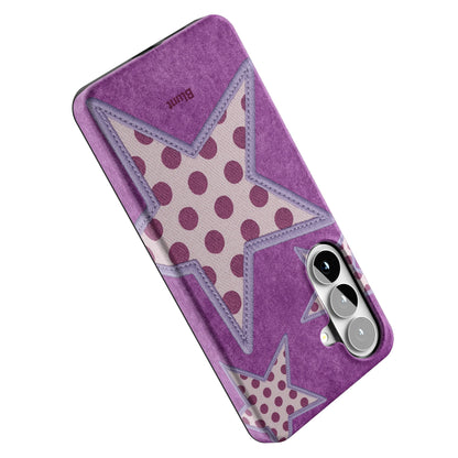 Lilac-Crush-Polka-Star-samsung-case-Galaxy S26 Plus-4