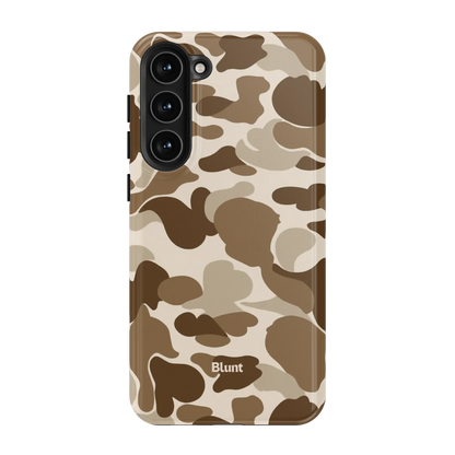 Brown Camo Samsung Case