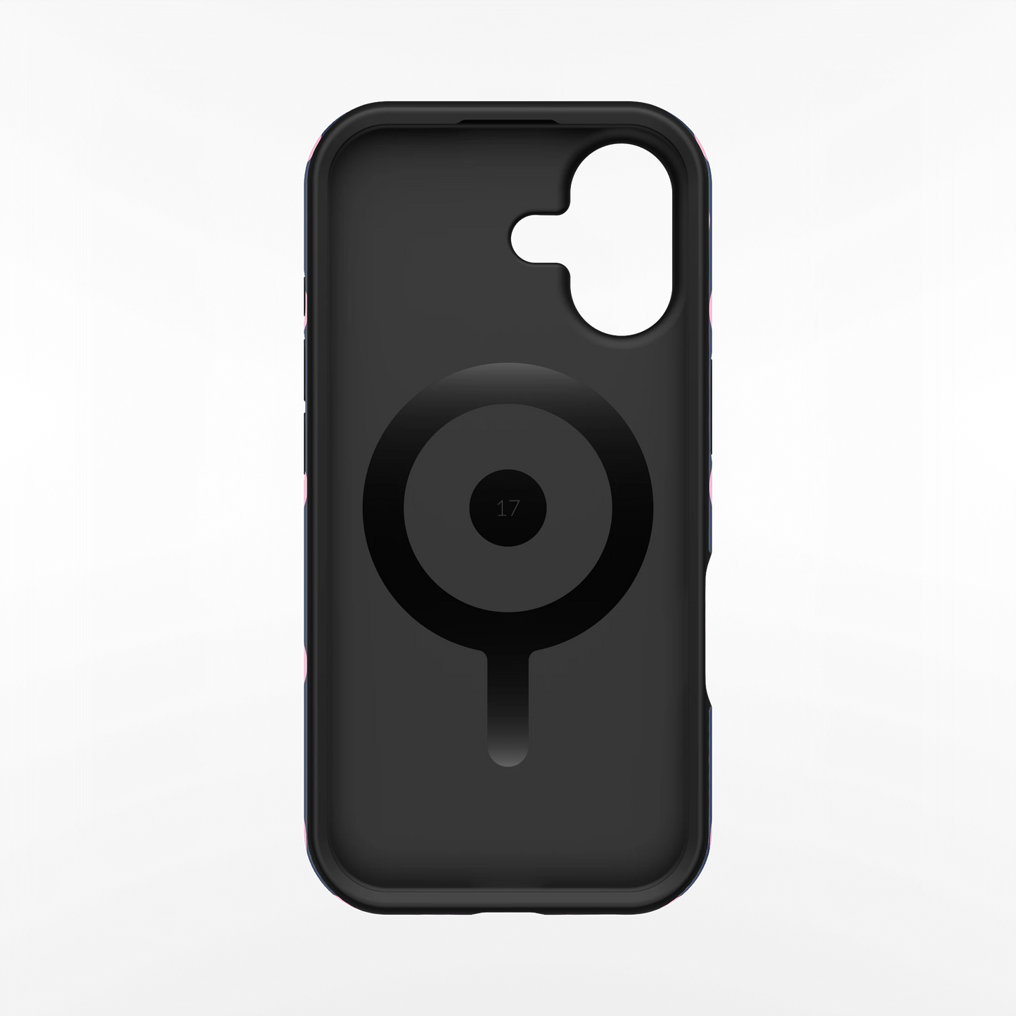Navy Polka iPhone Case