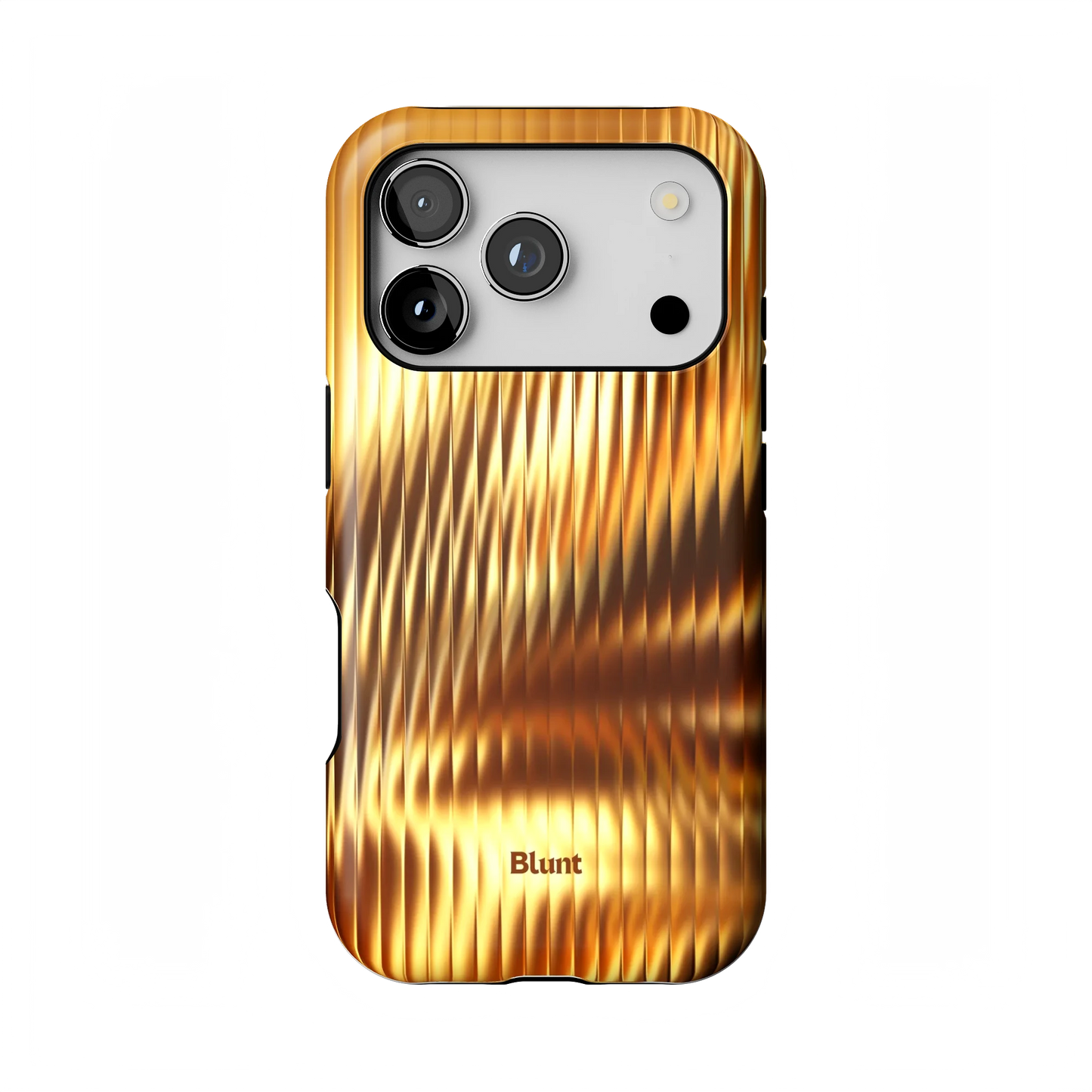 Golden Ripple iPhone Case
