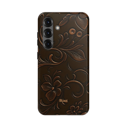 Tooled Leather Samsung Case
