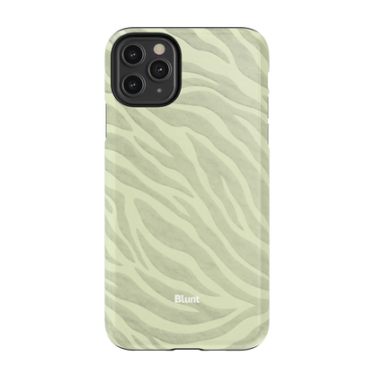 Sage Zebra iPhone Case