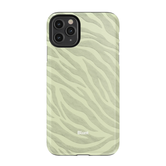 Sage Zebra iPhone Case