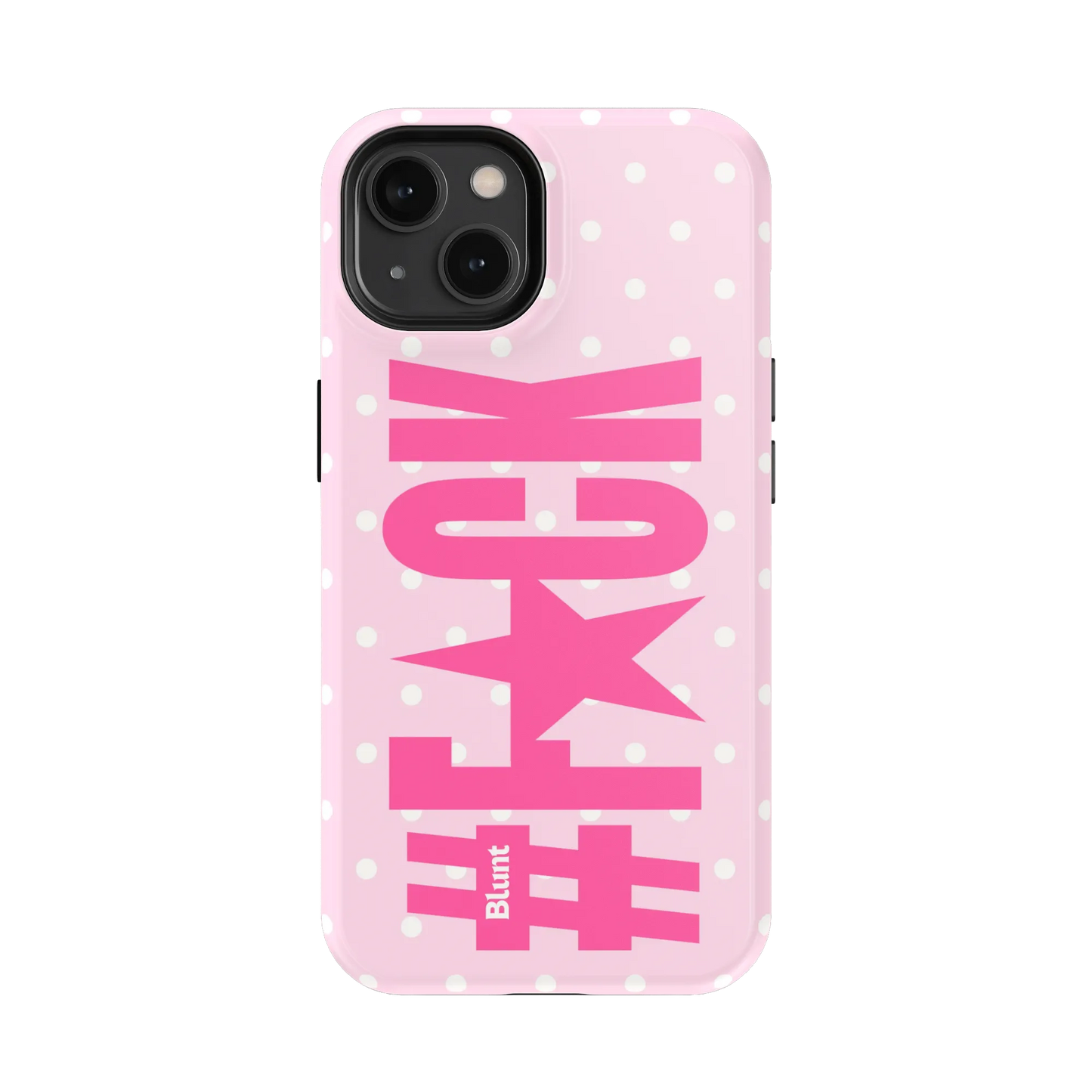 Pink Polka Riot iPhone Case