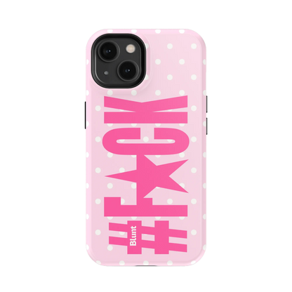 Pink Polka Riot iPhone Case