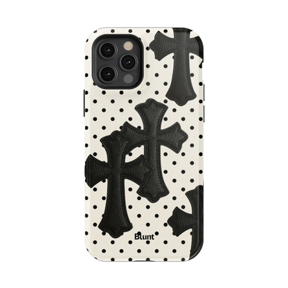 Noir Crosses iPhone Case