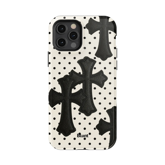 Noir Crosses iPhone Case