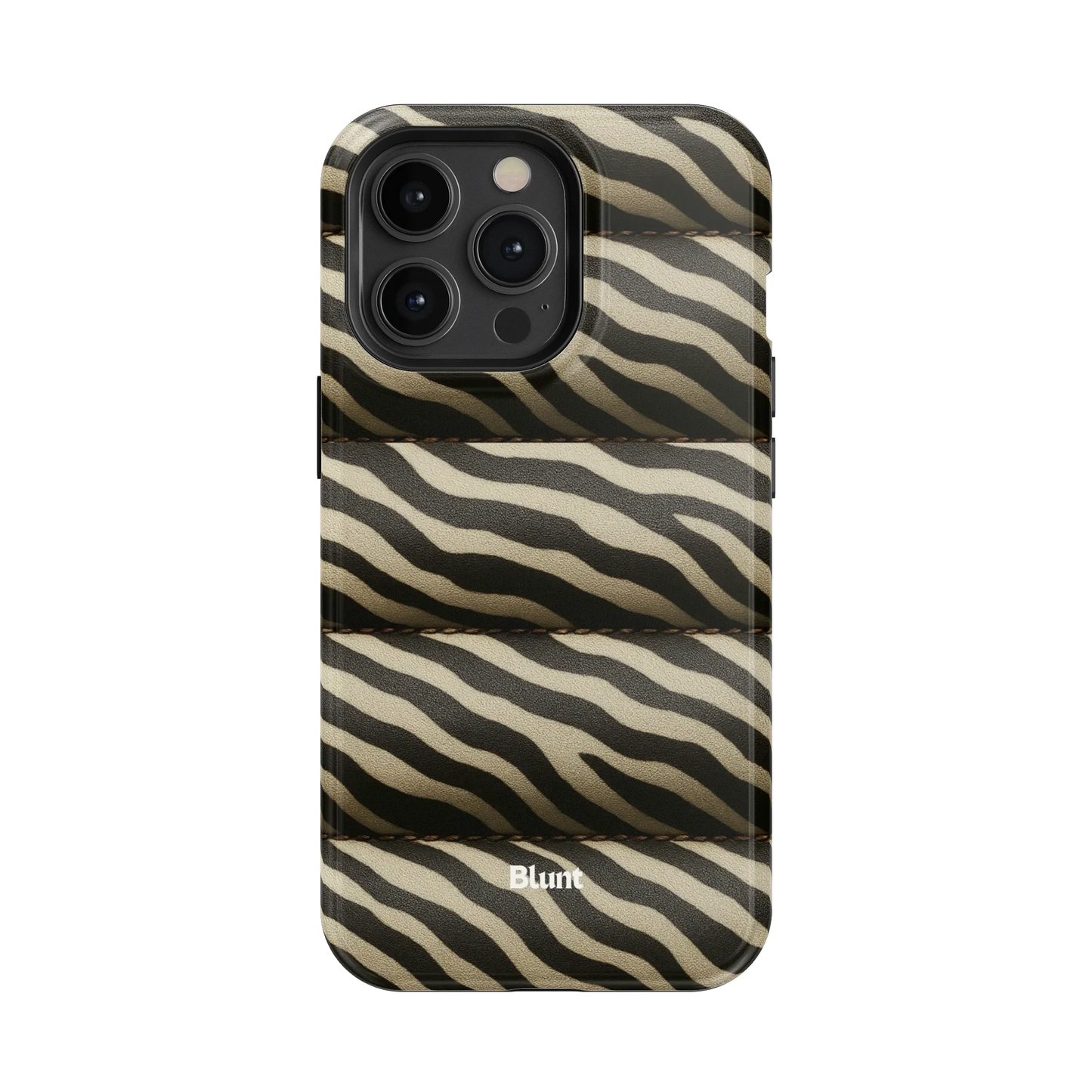 Zebra Puffer iPhone Case