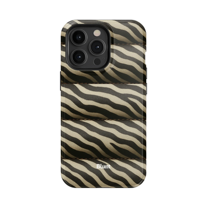 Zebra Puffer iPhone Case