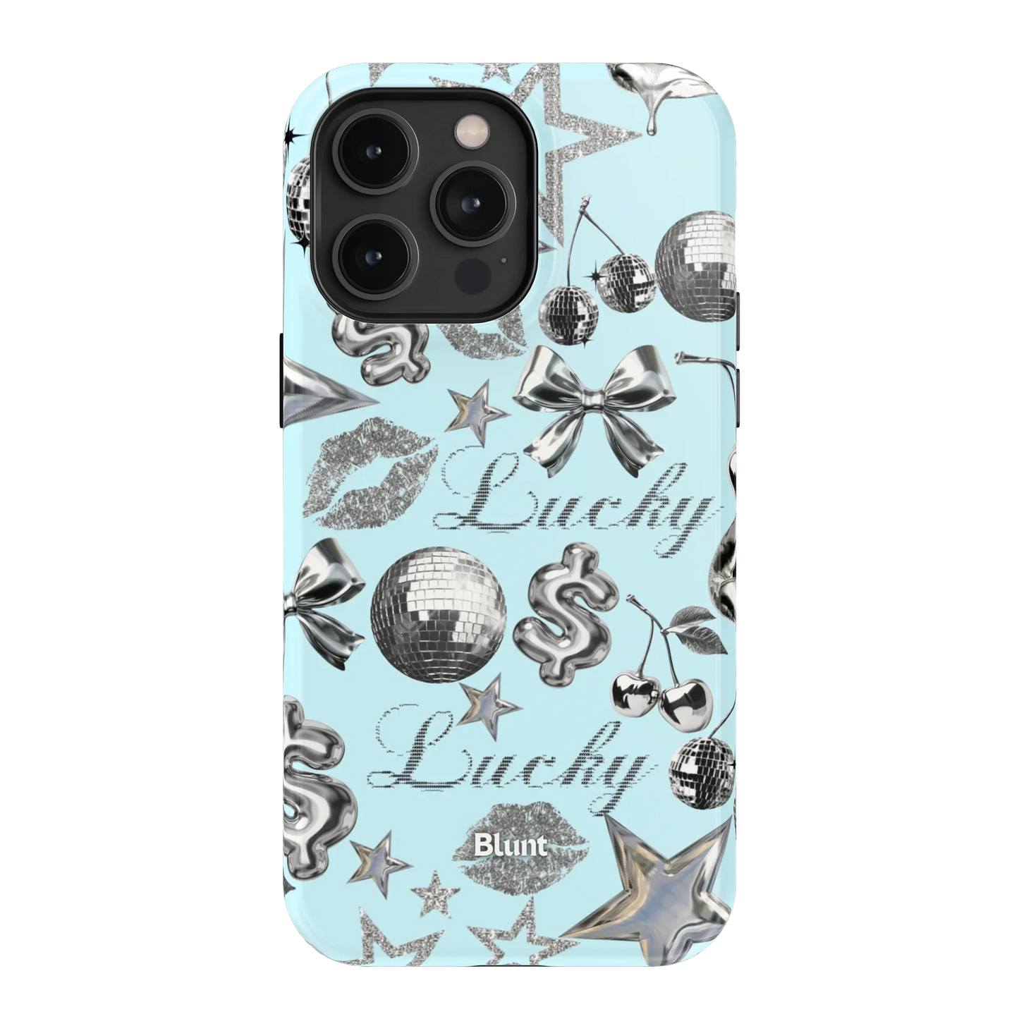 Lucky Baby Blue iPhone Case
