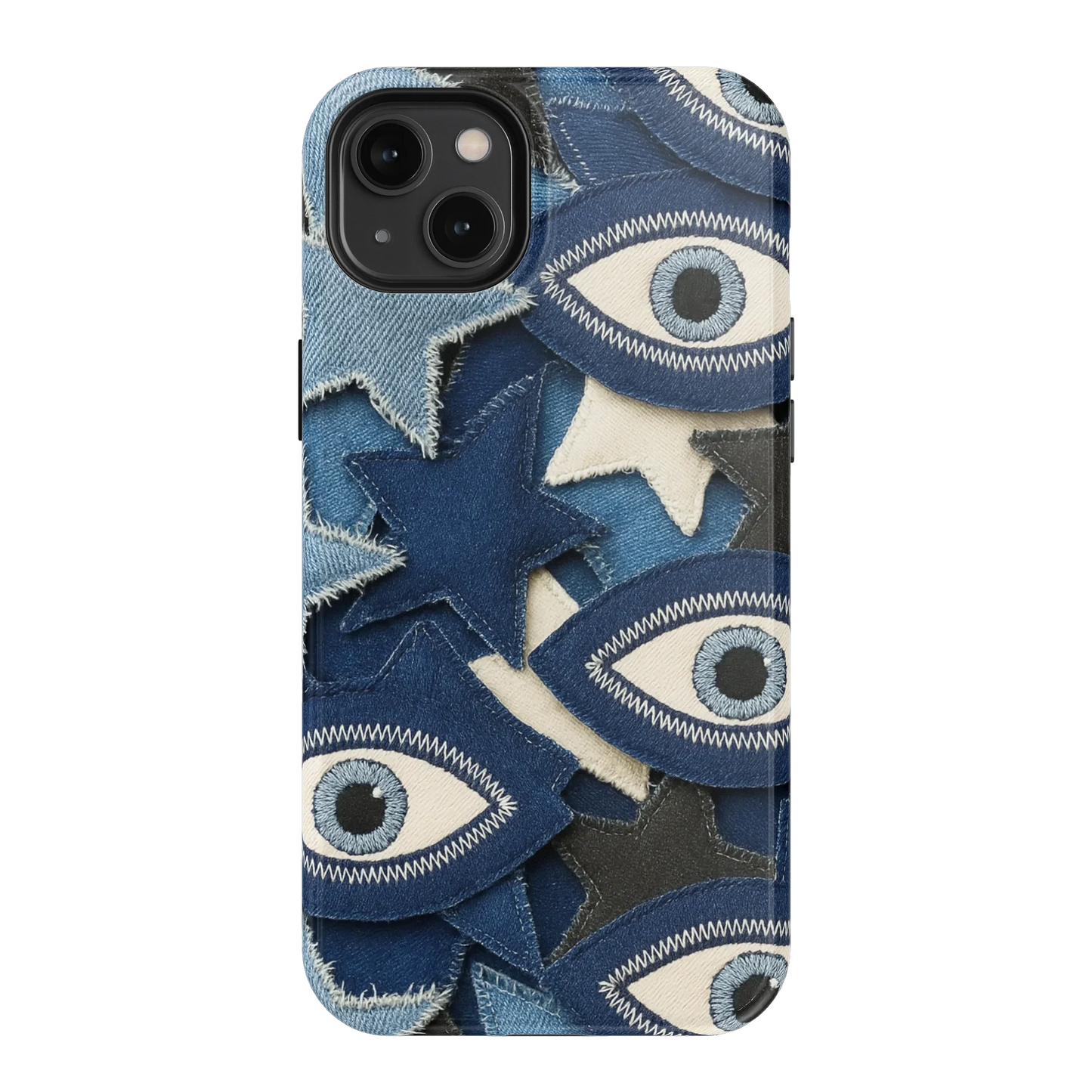 Evil Eye Denim iPhone Case