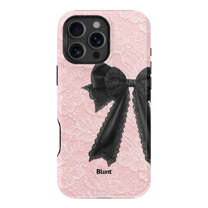 Blushed Bow iPhone Case