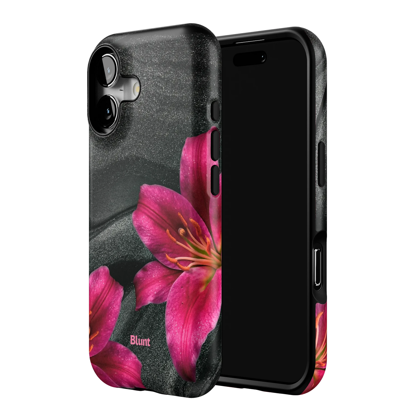 Midnight Petals iPhone Case