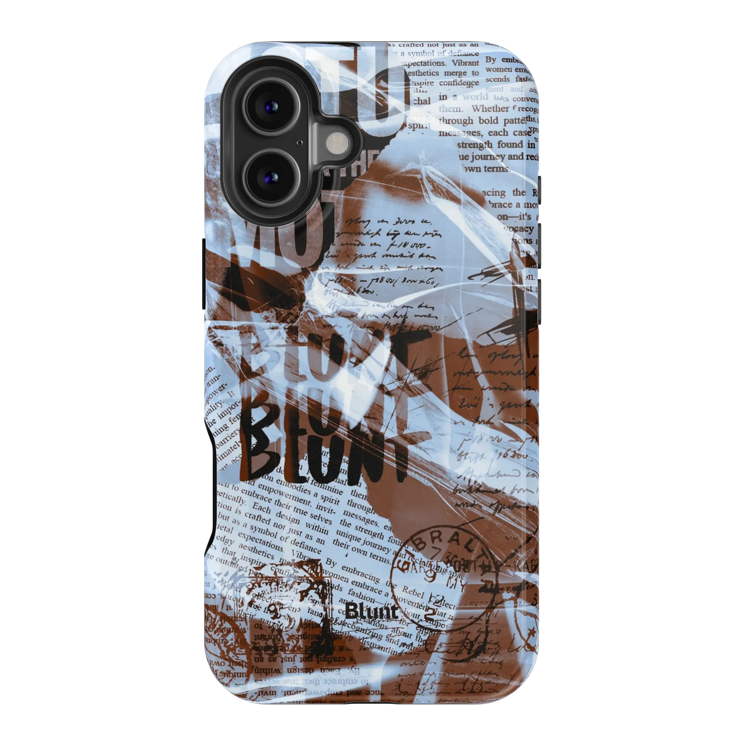 Blue Love Letter iPhone Case