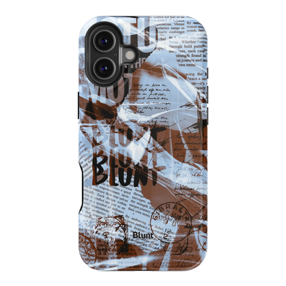 Blue Love Letter iPhone Case