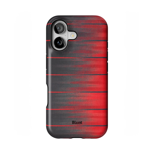 Crimson Stripe iPhone Case