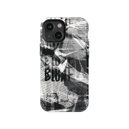 Black Love Letter iPhone Case