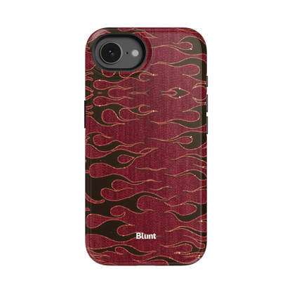 Crimson Fire iPhone Case