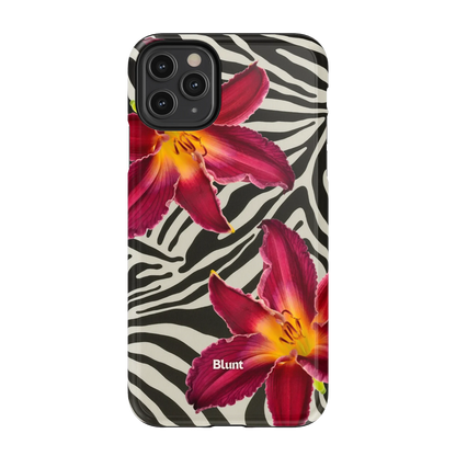 Zebra Lily iPhone Case