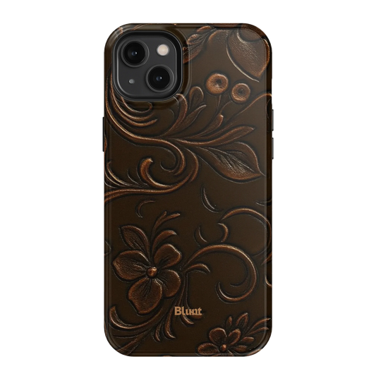 Tooled Leather iPhone Case
