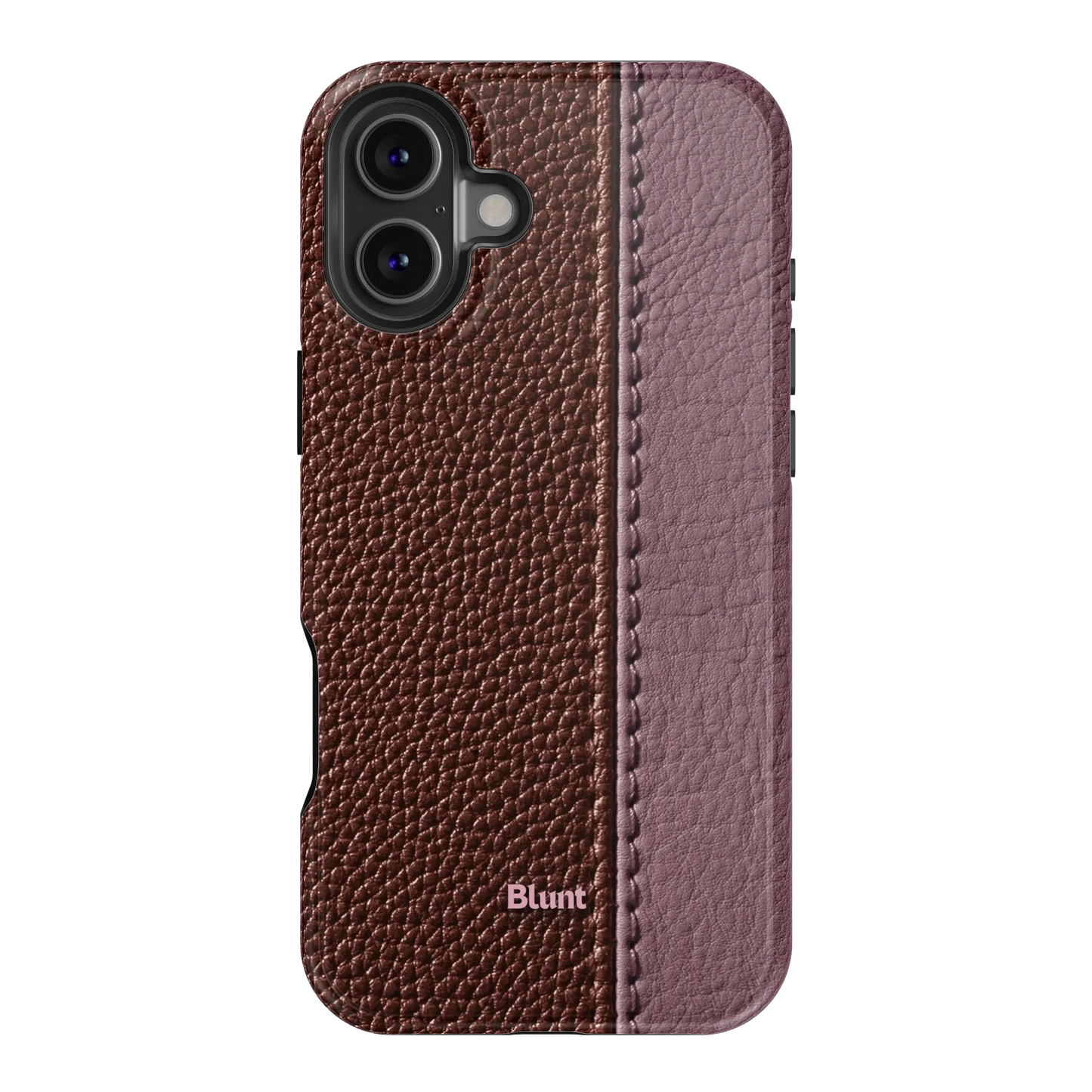 Maroon Grain iPhone Case