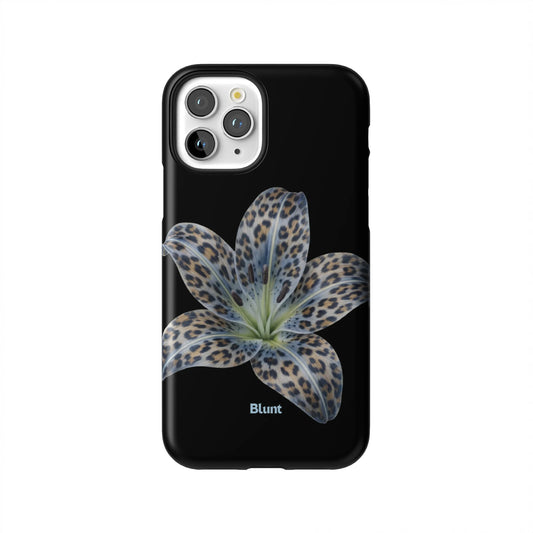 Blue-Leopard-Bloom-iphone-case-iPhone 11 Pro-1