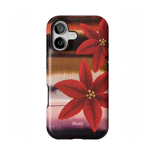Crimson Bloom iPhone Case