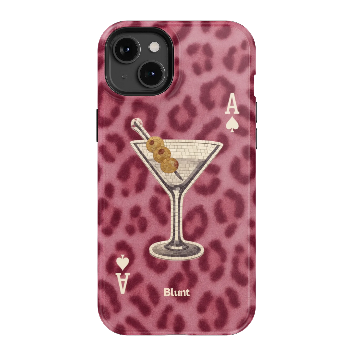 Pink Cheetah Dirty Martini iPhone Case
