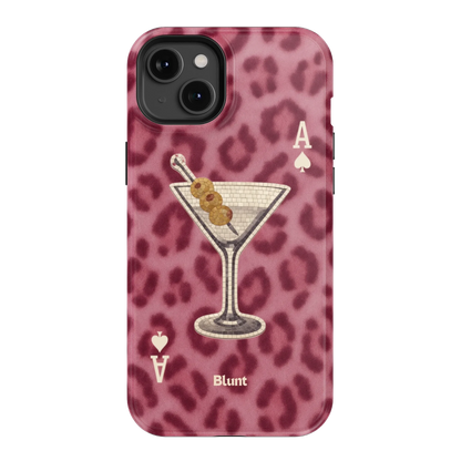 Pink Cheetah Dirty Martini iPhone Case