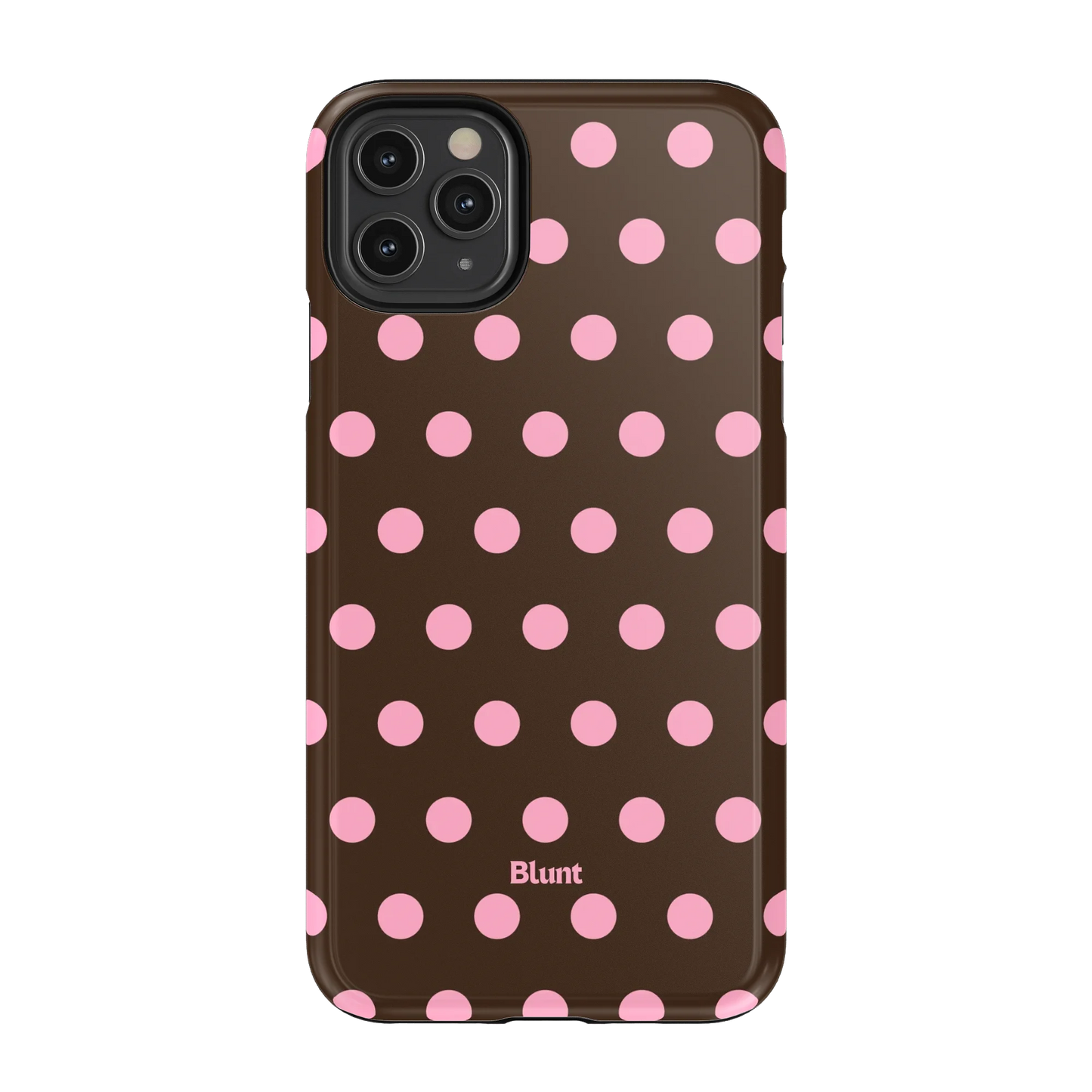Chocolate Polka iPhone Case
