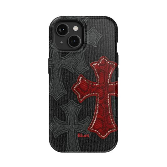 Crimson Cross iPhone Case
